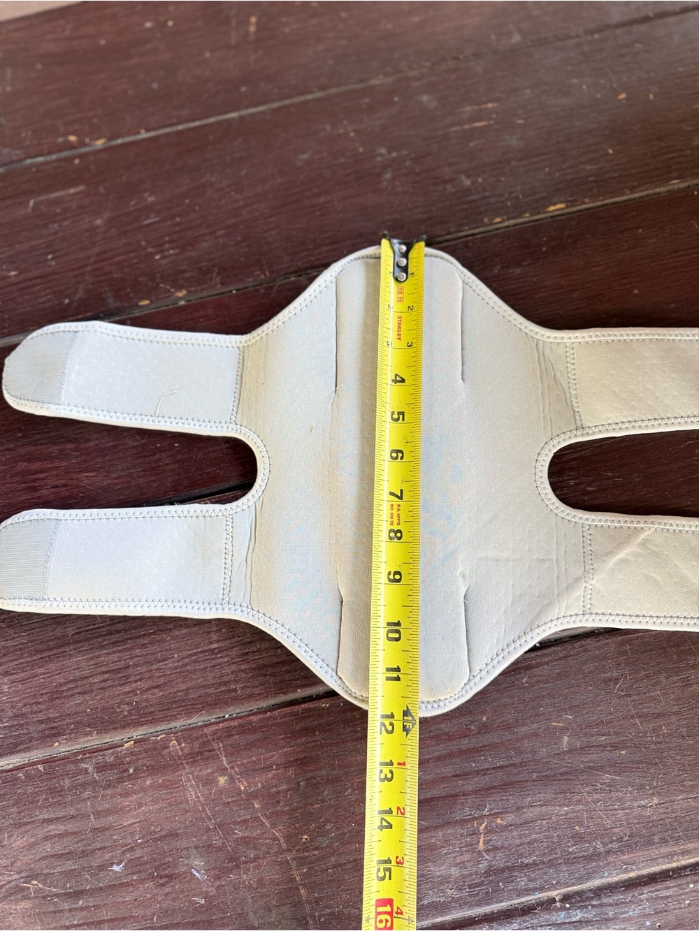 Spring-Loaded Knee Support Brace Adjustable Velcro Straps - Picture 2 of 7